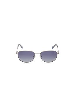 Timberland - Gunmetal Metal Full Rim Oval Men Sunglass Grey (54)