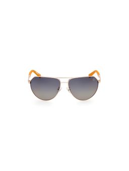 Timberland - Gold Metal Full Rim Aviator Men Sunglass Grey (60)