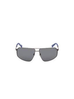Timberland - Silver Metal Full Rim Aviator Men Sunglass Grey (64)