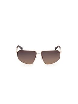 Timberland - Gold Metal Full Rim Aviator Men Sunglass Brown (64)