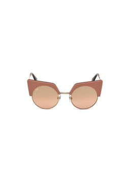 Web Eyewear - Pink Metal Full Rim Oval Women Sunglass (49)