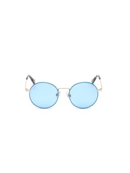 Web Eyewear - Blue Metal Full Rim Cat Eye Women Sunglass (49)