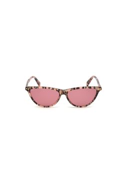 Web Eyewear - Pink Acetate Full Rim Oval Women Sunglass (55)