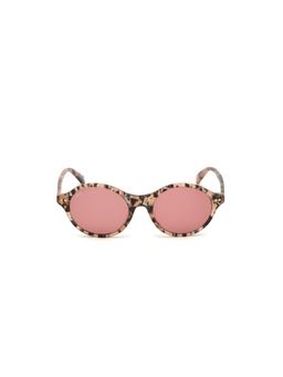 Web Eyewear - Pink Acetate Full Rim Oval Women Sunglass (51)