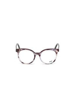 Web Eyewear - Pink Acetate Full Rim Round Women Frames (49)