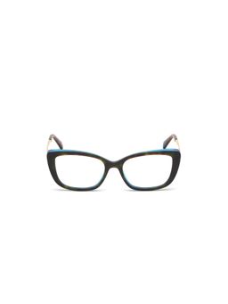 Web Eyewear - Brown Acetate Full Rim Aviator Women Frames (52)