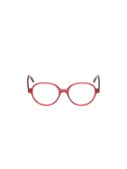 Web Eyewear - Red Acetate Full Rim Round Women Frames (51)