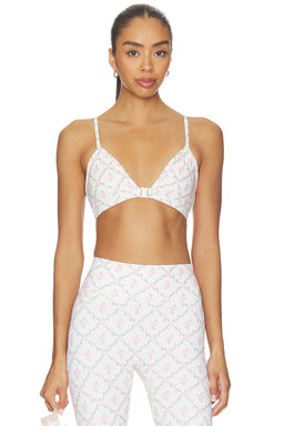 Astoria - Clasp Women's Padded Front Closure Sports Bra Pink