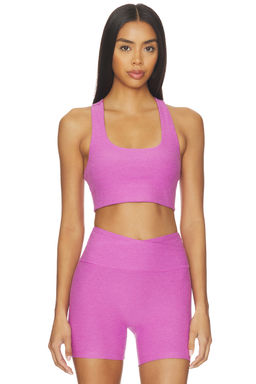 Beyond Yoga - Spacedye Women's Racerback Unpadded Sports Bra Pink
