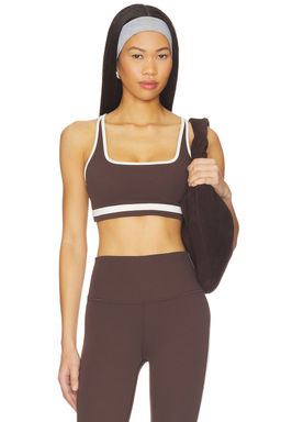 Splits59 - Bianca Rigor Women's Unpadded Racerback Sports Bra Brown