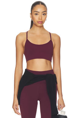 Vuori - All The Feels Women's Recycled Polyamide Pull-On Sports Bra Cerise