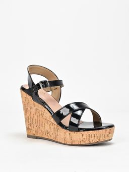 SCENTRA - Georgina Black Wedges