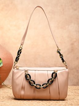 ROCIA - Nude Women Casual Chain Shoulder Bag