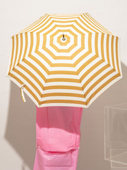 Twenty Dresses by Nykaa Fashion - Beige and White Striped Umbrella