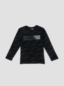 Gini & Jony - Boys Black T-shirts