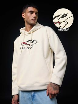 The Souled Store - Official Peanuts Superhero Men Oversized Hoodie