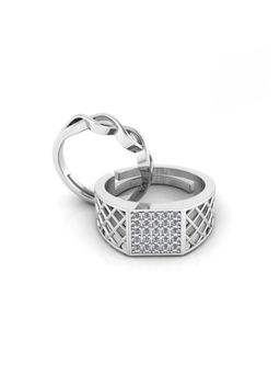 Miss Highness - 925 Sterling Silver Couple Rings for Women and Men (Pack of 2)