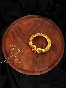 Neeta Boochra - 925 Sterling Silver 22K Gold Plated Bangle