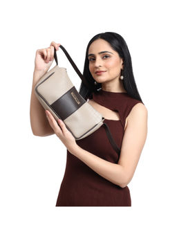 Legal Bribe - Beige Barco Textured Sling Bag