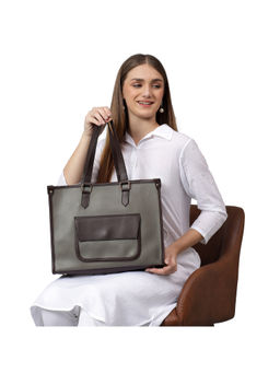 Legal Bribe - Green Wide Solid Tote Bag with Detachable Strap