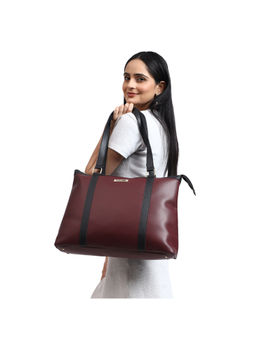 Legal Bribe - Maroon Majestic Solid Tote Bag