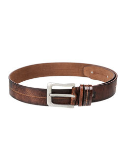 Mochi - Mens Leather Textured Double-Loop Stylish Belt