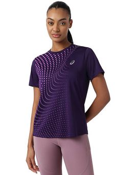ASICS - Purple Solid Polyester Regular T-Shirt