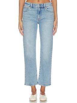 Madewell - The Short Jules Women's Slim Straight Petite Jeans Blue