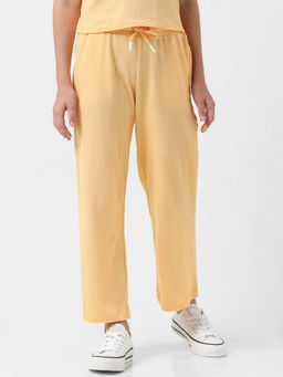 VERO MODA - Girl Self Design Orange Trousers