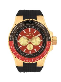 Invicta - Aviator Quartz Red Dial Analog Watch for Men (44614) (M)