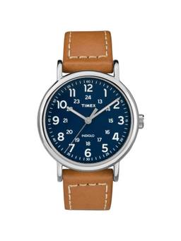 Timex - Weekender Round Navy Blue Dial Analog Men Watch (Tw2R42500Uj) (M)