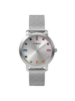 Timex - Round Silver Dial Analog Women Watch (Tw2Y48600Uj) (M)
