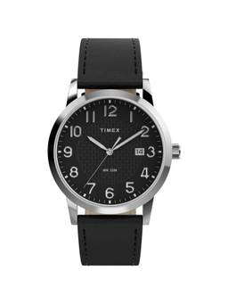 Timex - Round Black Dial Analog Men Watch (Tw2Y67400Uj) (M)
