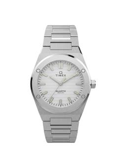 Timex - Q Round White Dial Analog Women Watch (Tw2Y81800Uj) (M)