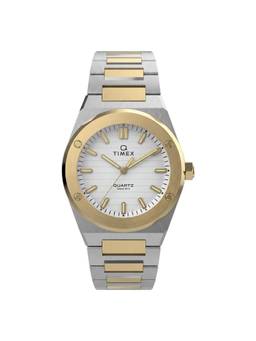 Timex - Q Round White Dial Analog Women Watch (Tw2Y81900Uj) (M)
