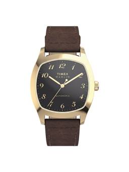 Timex - Marlin Chatham Tonneau Black Dial Mechanical Watch (Tw2Y84500Uj) (M)
