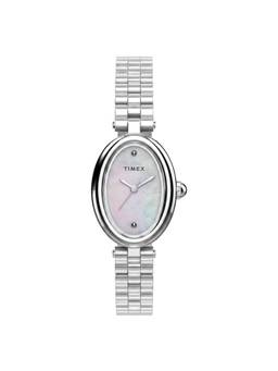 Timex - Cavatina Oval White Dial Analog Women Watch (Tw2Y86000Uj) (M)