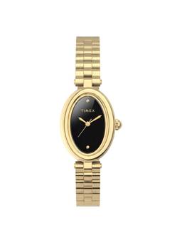 Timex - Cavatina Oval Black Dial Analog Women Watch (Tw2Y86200Uj) (M)