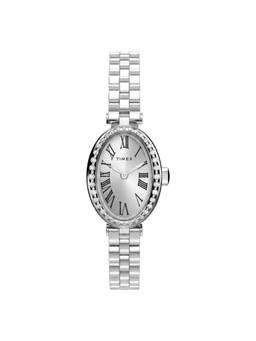 Timex - Cavatina Oval Silver Dial Analog Women Watch (Tw2Y90000Uj) (M)