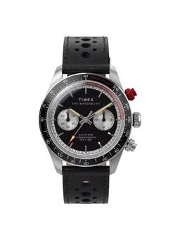 Timex - Waterbury Round Black Dial Chronography Men Watch (Tw2Y93300Uj) (M)