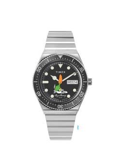 Timex - Looney Tunes Round Black Dial Mechanical Automatic Watch (Tw2Y99200X6) (M)