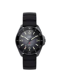 Timex - Deepwater Round Black Dial Analog Men Watch (Tw3A02000Uj) (M)