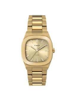 Timex - Square Champagne Gold Dial Analog Women Watch (Tw6A00900Uj) (M)