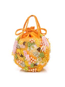 APT FOREVER - Colour Pop Potli Bag-yellow