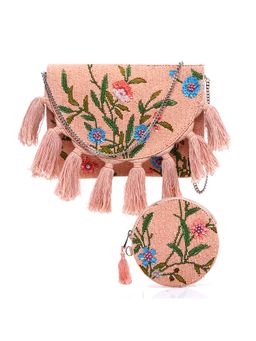 APT FOREVER - Flora Swing Sling Bag- Silver