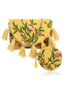 APT FOREVER - Flora Swing Sling Bag-Yellow