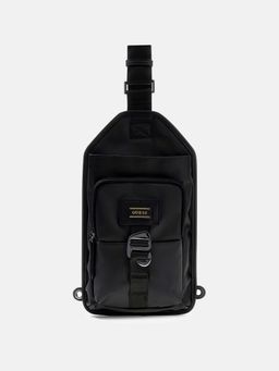 Guess - Black PU Solid MEN Cross Body