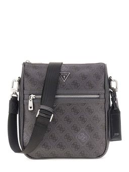 Guess - Grey PU Printed MEN Cross Body