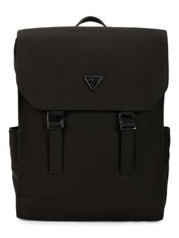 Guess - Black PU Solid MEN Backpack
