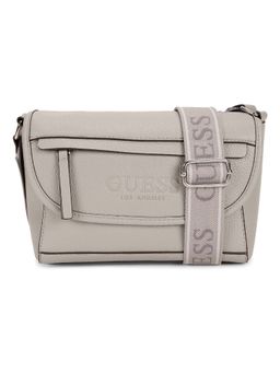 Guess - Grey PU Solid MEN Cross Body